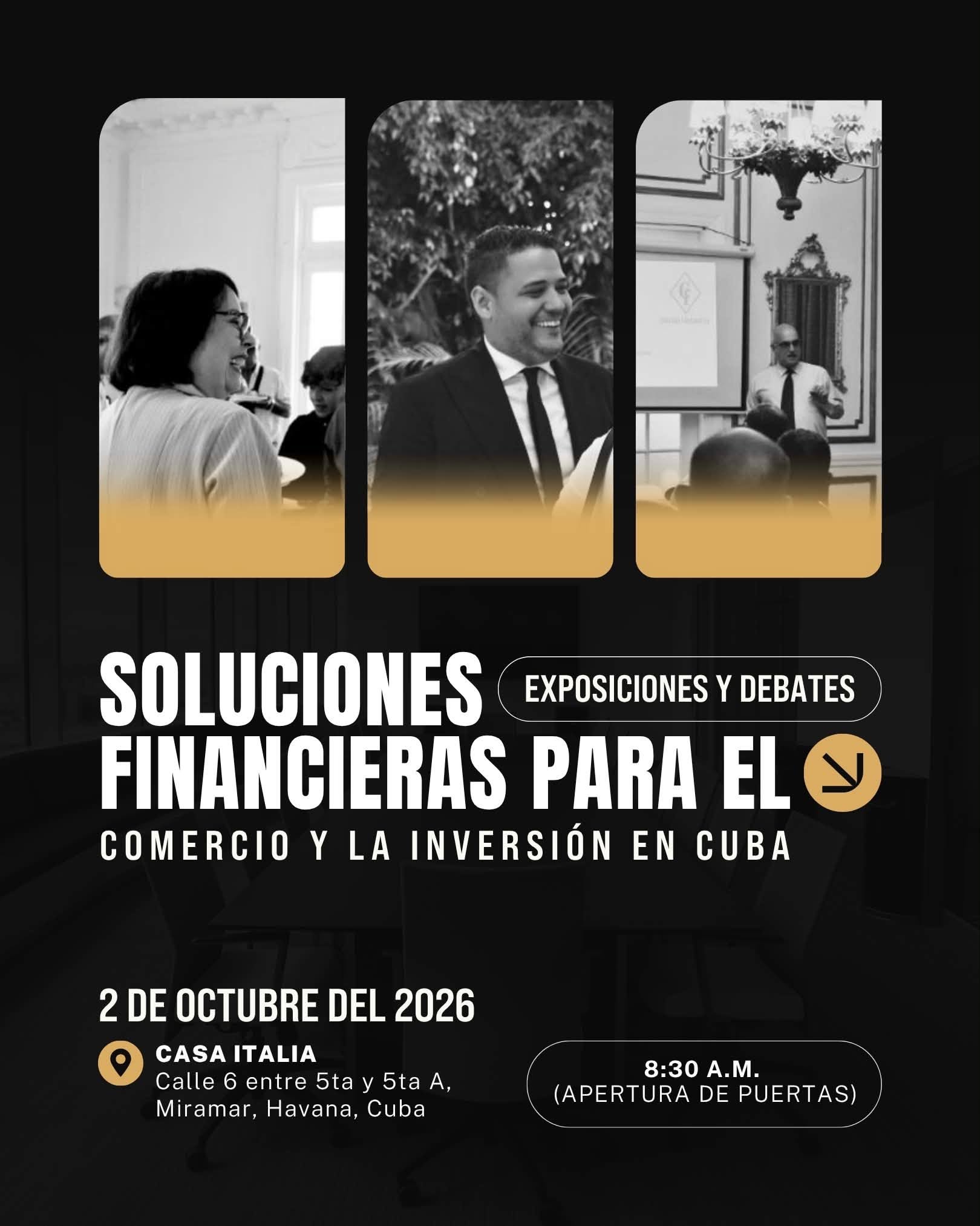 ELCA Soluciones Financieras desarrollar&aacute; el espacio de intercambio "Soluciones Financieras para el Comercio y la Inversi&oacute;n en Cuba", un evento concebido para reunir especialistas, directivos, empresarios y actores econ&oacute;micos interesados en fortalecer la gesti&oacute;n financiera y la toma de decisiones en el entorno empresarial cubano.
